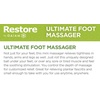 image:imageGaiam Restore Ultimate Foot Massage Roller Arch amp Heel  DualZone Textured Roller  Arch Heel amp Ball of Foot Relief  Plantar Fascia  Manual  Home amp Office Use1 EA Pack of 12