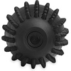 image:imageGaiam Restore Vibrating Foot Roller  Vibration Massage Therapy Ergonomic Textured Massager Ball for Plantar Fasciitis Myofascial Pain Arch and Sore Feet Includes 2 AAA Batteries Black