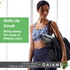 image:imageGaiam StayPut Yoga Mat Towel NonSlip Corner Pockets  Corner Pocket Anchors  Microfiber NonSlip  QuickDry  Hot Yoga Bikram amp Pilates  MatSizedPurple