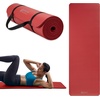 image:imageGaiam Thick Yoga Mat Exercise amp Fitness Mat with EasyCinch Carrying Strap  NonSlip NBR Foam  Joint Cushioning  Yoga Pilates Fitness amp Floor Workouts  72L x 24WRed