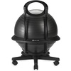 image:imageGaiam Ultimate Balance Ball Chair Swivel Base Home amp Office  52cm AntiBurst Ball  Ergonomic Core Support  Swivel Caster Base  5511 Users  Pump IncludedStandard Base Black