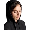 image:imageGaiam Womens Hudson Hoodie Relaxed Fit Stretch Cool Touch FabricBlack Tap Shoe