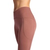 image:imageGaiam Womens Om HighRise Activate 78 Legging Slim Fit 25 Inseam MoistureWickingCafe Mocha