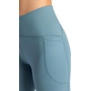 image:imageGaiam Womens Om HighRise Activate 78 Legging Slim Fit 25 Inseam MoistureWickingGoblin Blue