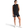 image:imageGaiam Womens On The Move Woven Tank Top Standard Fit Stretch Lightweight MaterialBlack Tap Shoe