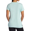 image:imageGaiam Womens Restore Rib Mix TShirt Relaxed Fit Lightweight Heathered Material HighLow HemBlue Haze
