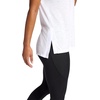 image:imageGaiam Womens Restore Rib Mix TShirt Relaxed Fit Lightweight Heathered Material HighLow HemBright White