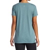 image:imageGaiam Womens Restore Rib Mix TShirt Relaxed Fit Lightweight Heathered Material HighLow HemGoblin Blue