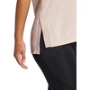 image:imageGaiam Womens Restore Rib Mix TShirt Relaxed Fit Lightweight Heathered Material HighLow HemMushroom