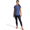 image:imageGaiam Womens Restore Rib Mix TShirt Relaxed Fit Lightweight Heathered Material HighLow HemShadow