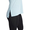 image:imageGaiam Womens Restore Rib Mix TShirt Relaxed Fit Lightweight Heathered Material HighLow HemSlate