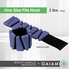 image:imageGaiam Wrist and Ankle Weights Wearable Bracelet to Strengthen Tone amp Sculpt Adjustable Ankle Weights for Women amp Men for Yoga Dance Pilates Barre Cardio Home amp Gym UseFuture Dusk