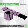 image:imageGaiam Wrist and Ankle Weights Wearable Bracelet to Strengthen Tone amp Sculpt Adjustable Ankle Weights for Women amp Men for Yoga Dance Pilates Barre Cardio Home amp Gym UseDusty Lavender