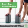 image:imageGaiam Yoga Block  Supportive LatexFree Eva Foam  Soft NonSlip Surface with Beveled Edges for Yoga Pilates MeditationBlack