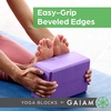 image:imageGaiam Yoga Block  Supportive LatexFree Eva Foam  Soft NonSlip Surface with Beveled Edges for Yoga Pilates MeditationBlack