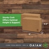 image:imageGaiam Yoga Block  Supportive LatexFree Eva Foam  Soft NonSlip Surface with Beveled Edges for Yoga Pilates MeditationCork