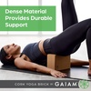 image:imageGaiam Yoga Block  Supportive LatexFree Eva Foam  Soft NonSlip Surface with Beveled Edges for Yoga Pilates MeditationCork
