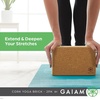 image:imageGaiam Yoga Block  Supportive LatexFree Eva Foam  Soft NonSlip Surface with Beveled Edges for Yoga Pilates MeditationCork