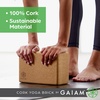 image:imageGaiam Yoga Block  Supportive LatexFree Eva Foam  Soft NonSlip Surface with Beveled Edges for Yoga Pilates MeditationCork