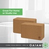 image:imageGaiam Yoga Block  Supportive LatexFree Eva Foam  Soft NonSlip Surface with Beveled Edges for Yoga Pilates MeditationCork