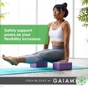 image:imageGaiam Yoga Block  Supportive LatexFree Eva Foam  Soft NonSlip Surface with Beveled Edges for Yoga Pilates MeditationDeep Purple