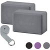 image:imageGaiam Yoga Block  Supportive LatexFree Eva Foam  Soft NonSlip Surface with Beveled Edges for Yoga Pilates MeditationGrey