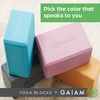 image:imageGaiam Yoga Block  Supportive LatexFree Eva Foam  Soft NonSlip Surface with Beveled Edges for Yoga Pilates MeditationLagoon