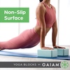 image:imageGaiam Yoga Block  Supportive LatexFree Eva Foam  Soft NonSlip Surface with Beveled Edges for Yoga Pilates MeditationLagoon