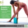 image:imageGaiam Yoga Block  Supportive LatexFree Eva Foam  Soft NonSlip Surface with Beveled Edges for Yoga Pilates MeditationTriColor Skyline