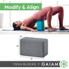 image:imageGaiam Yoga Block  Supportive LatexFree Eva Foam  Soft NonSlip Surface with Beveled Edges for Yoga Pilates MeditationVivid Blue