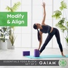 image:imageGaiam Yoga Block  Supportive LatexFree Eva Foam  Soft NonSlip Surface with Beveled Edges for Yoga Pilates MeditationVivid Blue