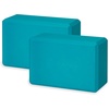 image:imageGaiam Yoga Block  Supportive LatexFree Eva Foam  Soft NonSlip Surface with Beveled Edges for Yoga Pilates MeditationVivid Blue