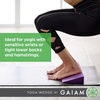 image:imageGaiam Yoga Block Wedge EVA Foam for Wrist amp Ankle Support  Wedge shape relieves wrist amp ankle pressure  EVA Foam