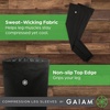image:imageGaiam Yoga Compression Sleeves  Pair of Sleeves for Pilates Training General Fitness  ComfortFit Support for Muscles  Sold as Pairs in 18 Arm and 22 Leg Sleeve Options One Size Fits MostLeg Sleeves Set of 2