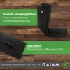image:imageGaiam Yoga Compression Sleeves  Pair of Sleeves for Pilates Training General Fitness  ComfortFit Support for Muscles  Sold as Pairs in 18 Arm and 22 Leg Sleeve Options One Size Fits MostArm Sleeves Set of 2