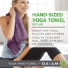 image:imageGaiam Yoga Hand Towel 30 W x 20 L Quick Dry amp Lightweight Sports Towel Soft Microfiber Fabric Designed for Hot Yoga Pilates Sports Workout amp MoreBlue Shadow