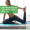 image:imageGaiam Yoga Knee Pads Set of 2 Cushion for Knees amp Elbows  Extra Cushioning  NonSlip Back  Knees Elbows amp Wrists  Yoga Pilates amp Kneeling  TravelFriendlyPurple