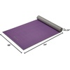 image:imageGaiam Yoga Mat  Easy Roll Exercise amp Fitness Mat Perforated Easy Rollup Edge for All Types of Yoga Pilates amp Floor Exercises 68 x 24 x Thick