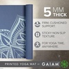 image:imageGaiam Yoga Mat  Premium 5mm Print Thick Non Slip Exercise amp Fitness Mat for All Types of Yoga Pilates amp Floor Workouts 68 x 24 x 5mm  Printed Design  Sticky NonSlip Surface  5mm Cushioning  Yoga Pilates amp Floor Workouts  68x24High Tide Point