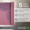 image:imageGaiam Yoga Mat  Premium 5mm Print Thick Non Slip Exercise amp Fitness Mat for All Types of Yoga Pilates amp Floor Workouts 68 x 24 x 5mm  Printed Design  Sticky NonSlip Surface  5mm Cushioning  Yoga Pilates amp Floor Workouts  68x24Paisley Tropical