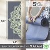 image:imageGaiam Yoga Mat  Premium 5mm Print Thick Non Slip Exercise amp Fitness Mat for All Types of Yoga Pilates amp Floor Workouts 68 x 24 x 5mm  Printed Design  Sticky NonSlip Surface  5mm Cushioning  Yoga Pilates amp Floor Workouts  68x24Cool Mint Point