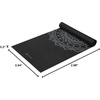 image:imageGaiam Yoga Mat  Premium 5mm Print Thick Non Slip Exercise amp Fitness Mat for All Types of Yoga Pilates amp Floor Workouts 68 x 24 x 5mm  Printed Design  Sticky NonSlip Surface  5mm Cushioning  Yoga Pilates amp Floor Workouts  68x24Black Marrakesh