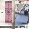 image:imageGaiam Yoga Mat  Premium 6mm Print Reversible Extra Thick Non Slip Exercise amp Fitness Mat for All Types of Yoga Pilates amp Floor Workouts 68 x 24 x 6mm ThickInner Peace Lotus