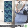 image:imageGaiam Yoga Mat  Premium 6mm Print Reversible Extra Thick Non Slip Exercise amp Fitness Mat for All Types of Yoga Pilates amp Floor Workouts 68 x 24 x 6mm ThickDivine Impressionist