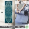 image:imageGaiam Yoga Mat  Premium 6mm Print Reversible Extra Thick Non Slip Exercise amp Fitness Mat for All Types of Yoga Pilates amp Floor Workouts 68 x 24 x 6mm ThickSeaglass