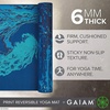 image:imageGaiam Yoga Mat  Premium 6mm Print Reversible Extra Thick Non Slip Exercise amp Fitness Mat for All Types of Yoga Pilates amp Floor Workouts 68 x 24 x 6mm ThickPeaceful Waters