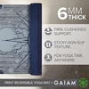 image:imageGaiam Yoga Mat  Premium 6mm Print Reversible Extra Thick Non Slip Exercise amp Fitness Mat for All Types of Yoga Pilates amp Floor Workouts 68 x 24 x 6mm ThickEthereal Beauty