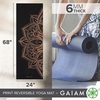 image:imageGaiam Yoga Mat  Premium 6mm Print Reversible Extra Thick Non Slip Exercise amp Fitness Mat for All Types of Yoga Pilates amp Floor Workouts 68 x 24 x 6mm ThickMarbled Bronze Medallion