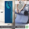 image:imageGaiam Yoga Mat  Premium 6mm Print Reversible Extra Thick Non Slip Exercise amp Fitness Mat for All Types of Yoga Pilates amp Floor Workouts 68 x 24 x 6mm ThickPeaceful Waters