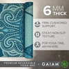 image:imageGaiam Yoga Mat  Premium 6mm Print Reversible Extra Thick Non Slip Exercise amp Fitness Mat for All Types of Yoga Pilates amp Floor Workouts 68 x 24 x 6mm ThickSeaglass